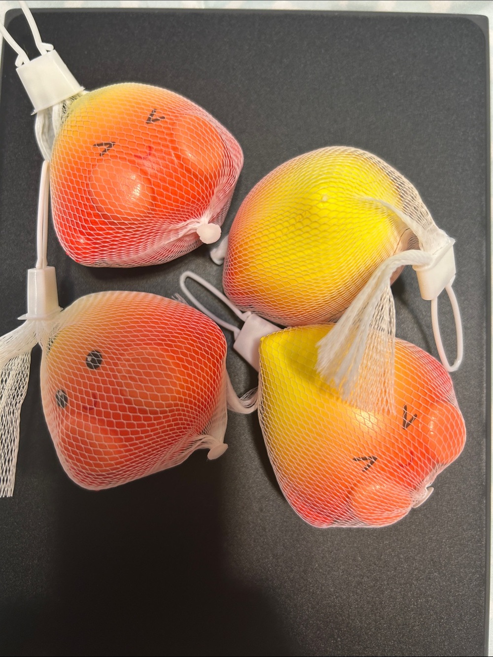 5 Lemon Squishes- Yellow & Orange